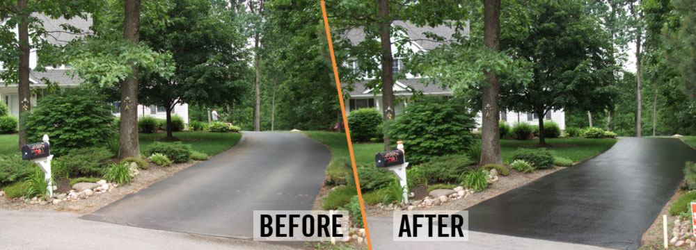 CW Sealcoating Residential Driveway